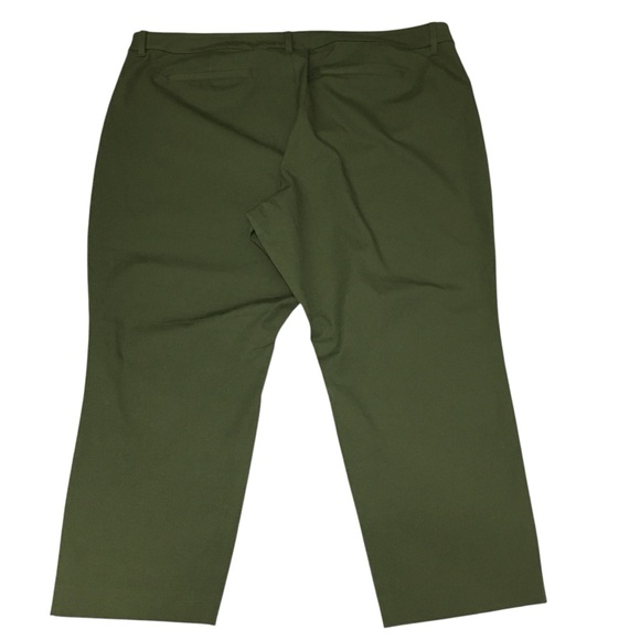 NEW Old Navy 46x27 High-Rise Pixie Army Green Plus Ankle Pants - Women’s 26 NWOT - Picture 9 of 13